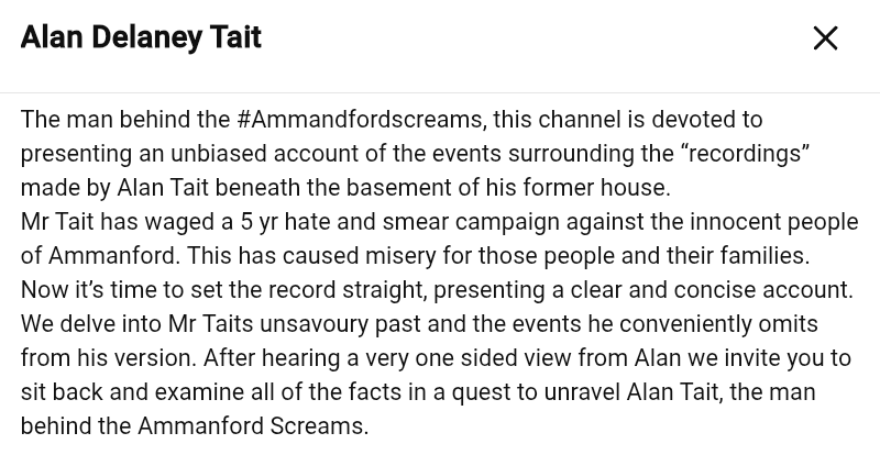 Alan Delaney Tait fake identity