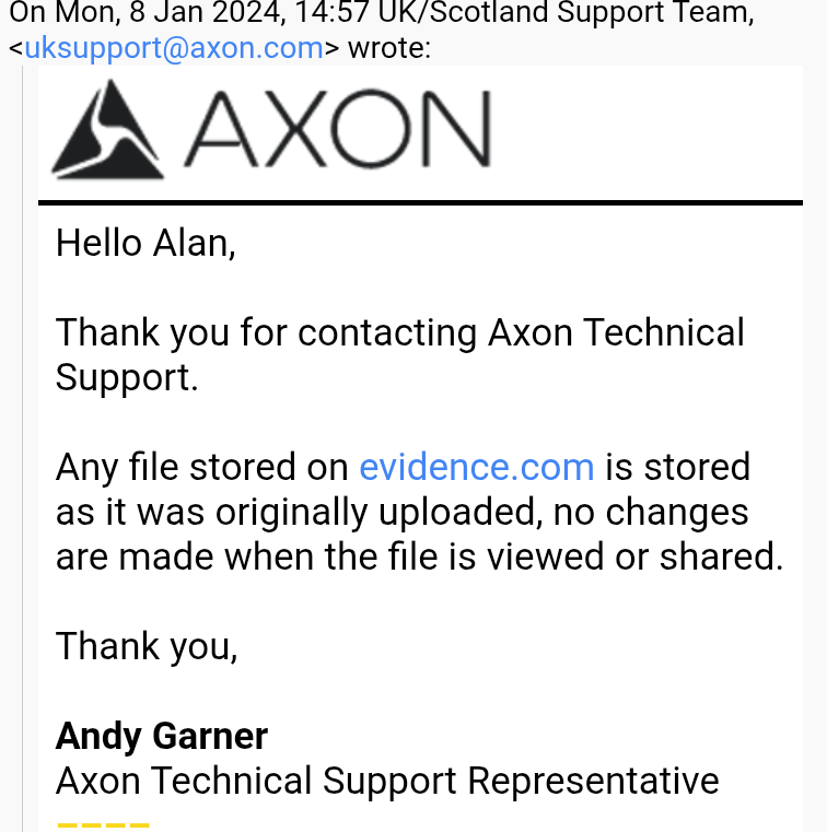 Axon document extract 2