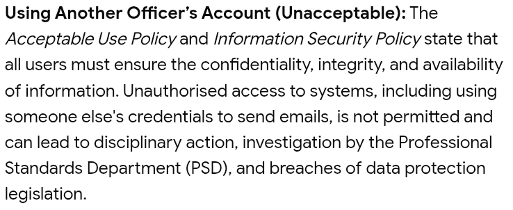 Dyfed Powys Police policy