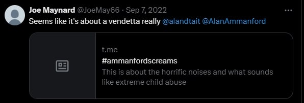 Jim Maynard comment about vendetta